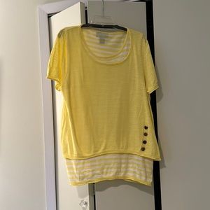 2-fer yellow women’s top